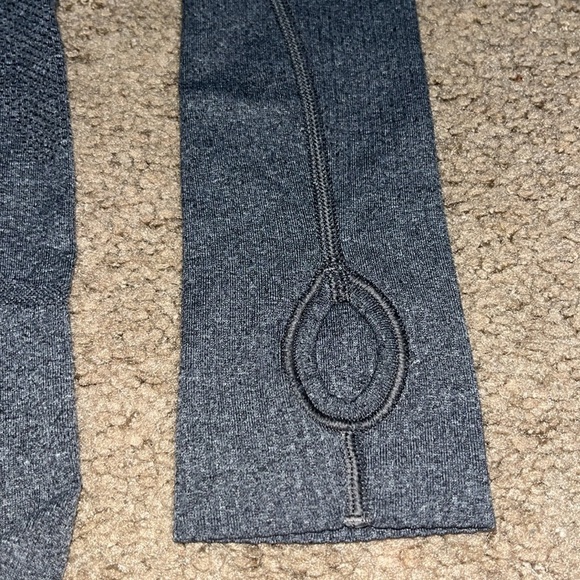 Lululemon Swiftly Tech Long Sleeve Thumbholes Dark Classic Sport Grey 6 - Picture 6 of 9